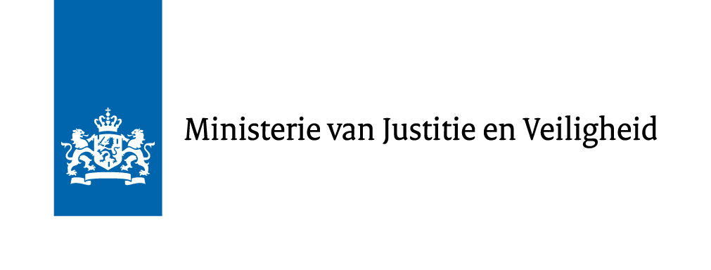 Ministerie van Justitie en Veiligheid Logo